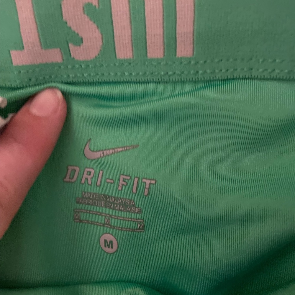 Green/blue Nike running shorts - Picture 3 of 4